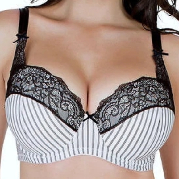 Parfait By Affinitas Lola Underwired Padded Balconette Bra Size 40E - Picture 2 of 9